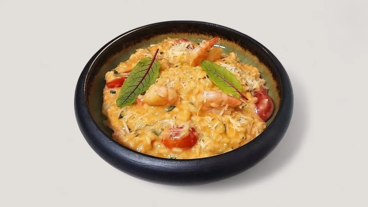 Risotto z krewetkami