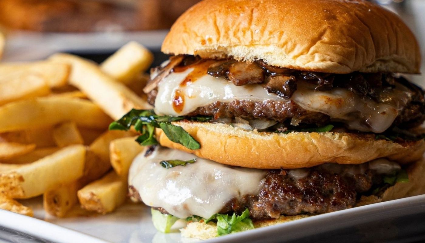 Double Swiss Burger