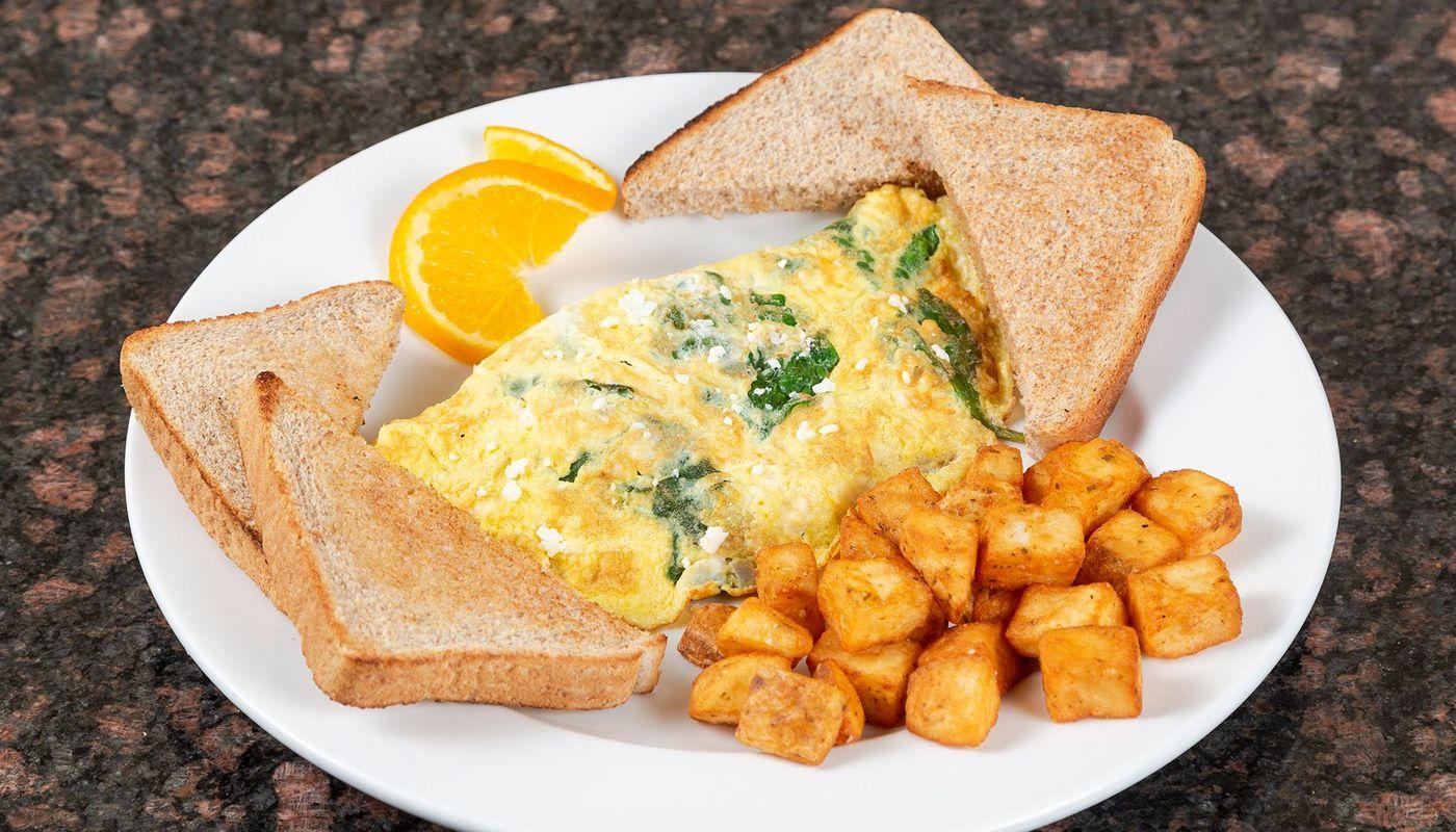 Spinach and Feta Omelette