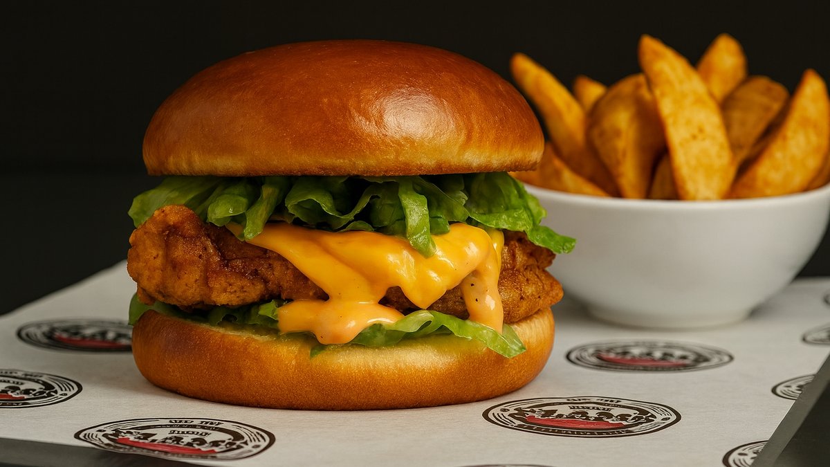 Chicken Burger + Fries