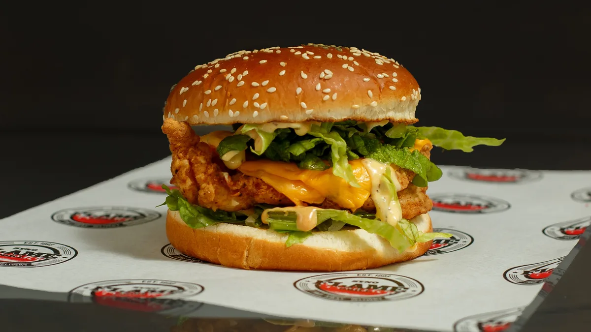 Garlic Chicken Burger