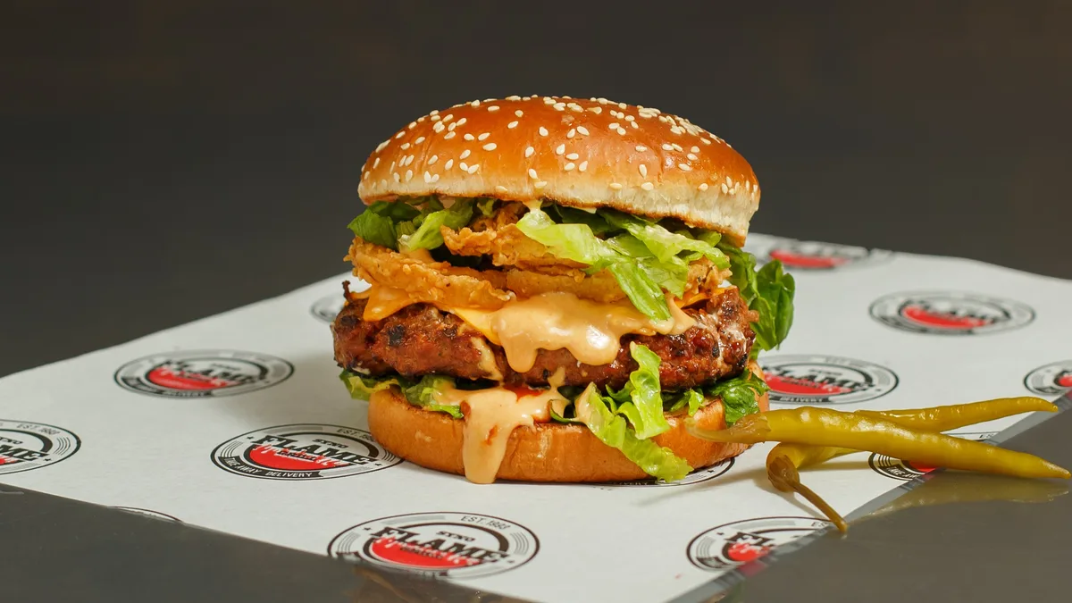Jamaican Burger 🌶