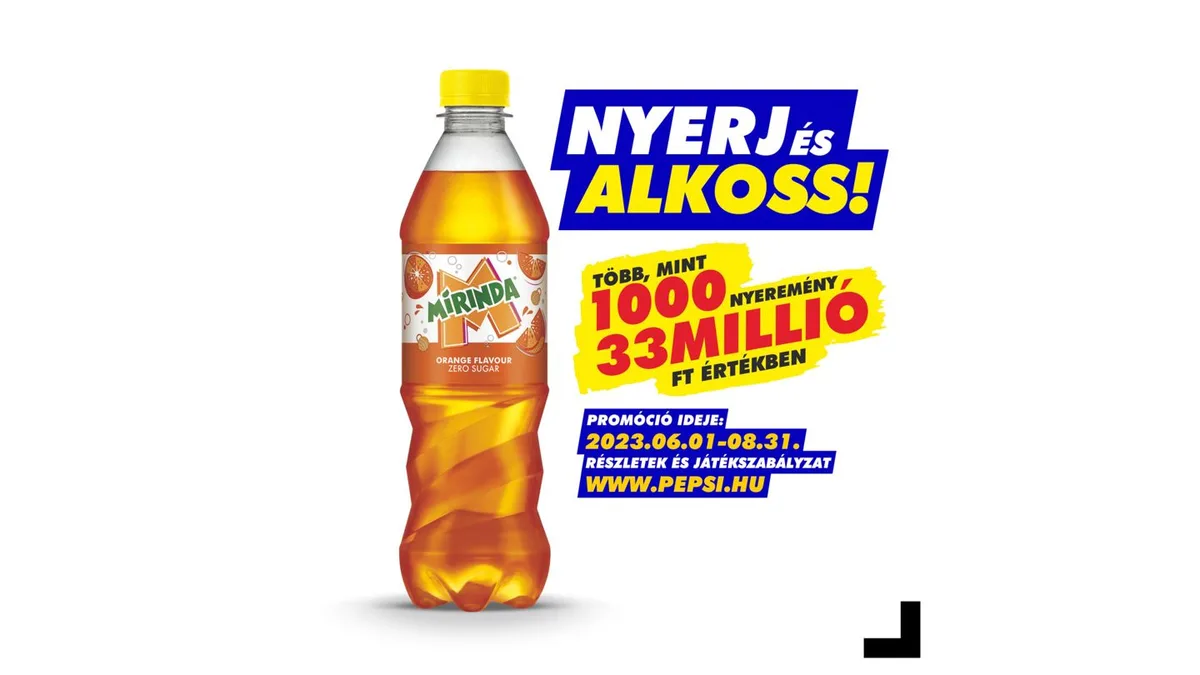 Mirinda narancs zero 0,5 l