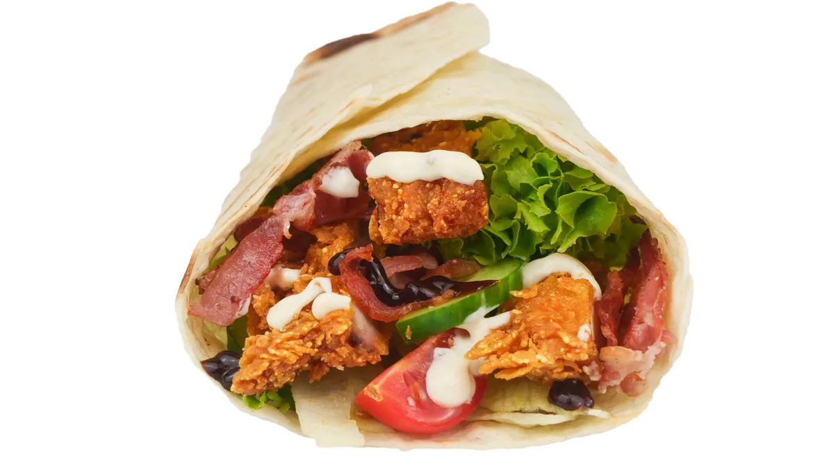 BBQ Fried Chicken Tortilla