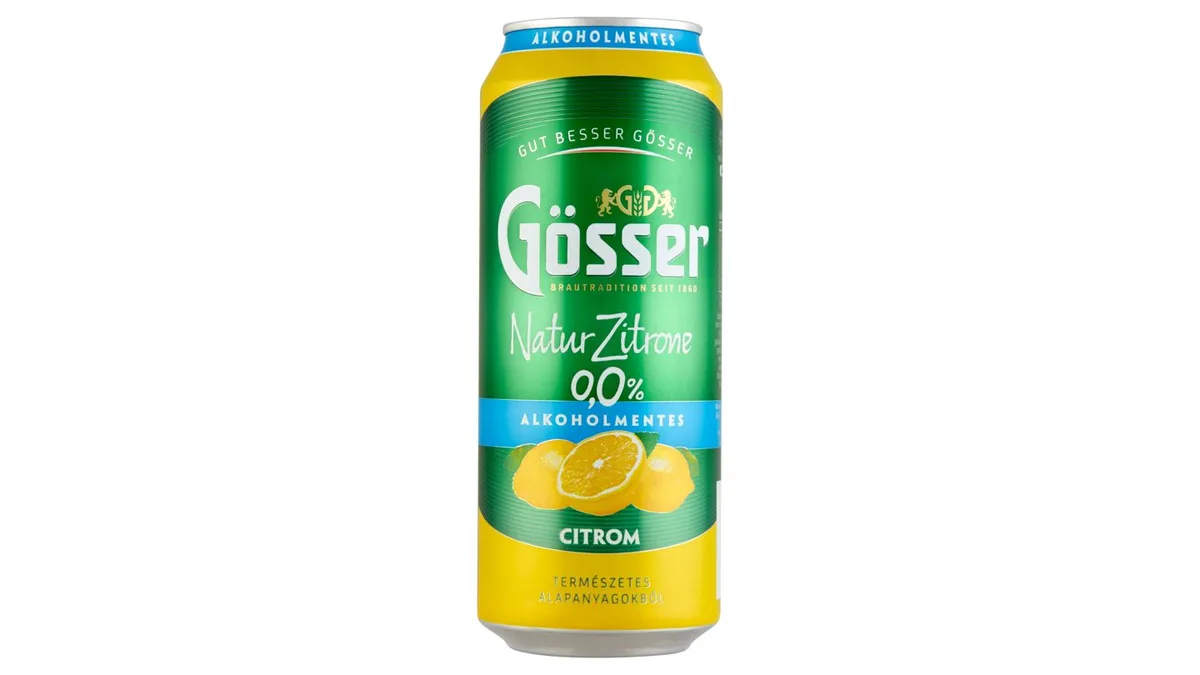 Alkoholmentes Citromos Gösser 0,5L