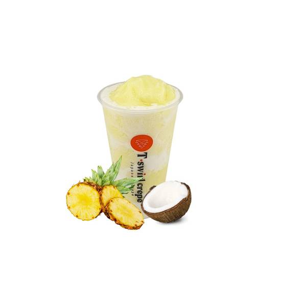 Pineapple Coconut Milk Slush