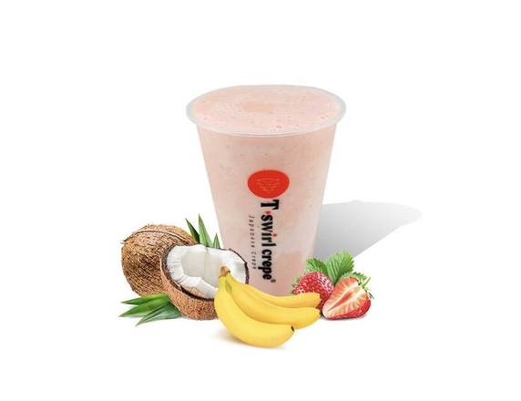 Strawberry Banana Coconut Smoothie