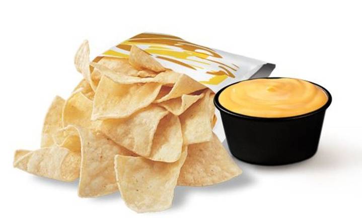 Chips and Nacho Cheese sauce