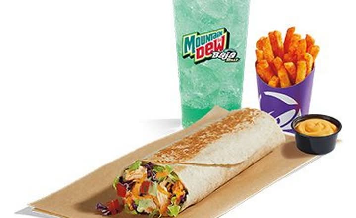 Slow-Roasted Cantina Chicken Burrito Combo