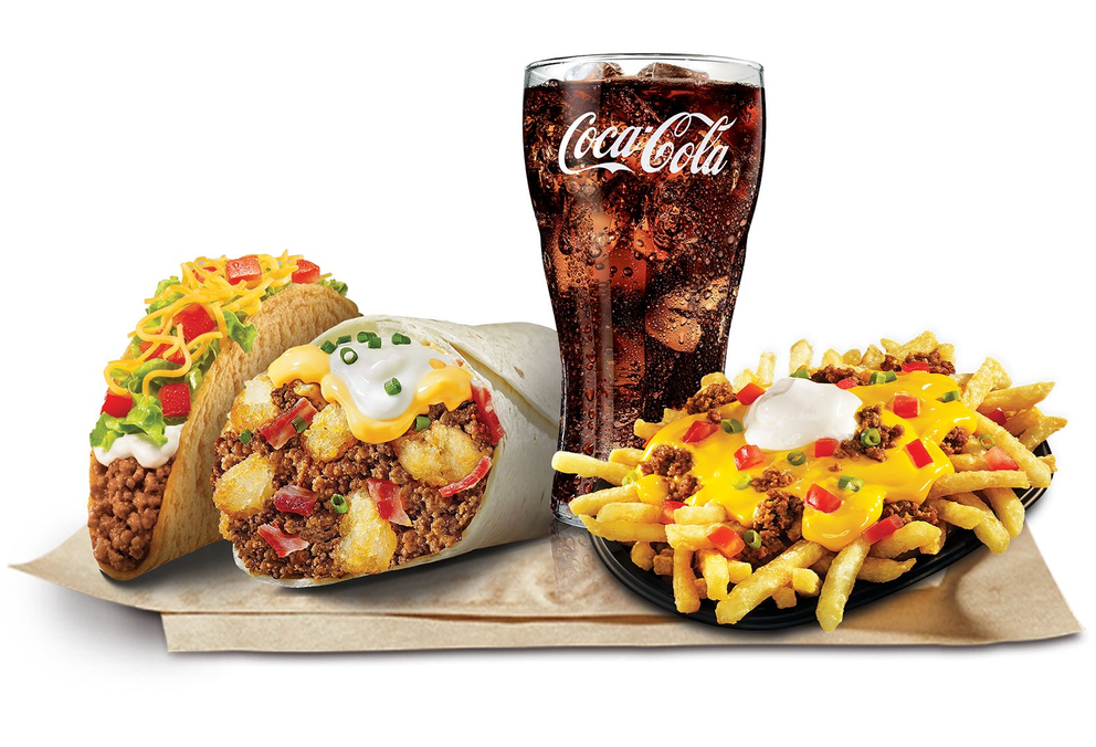 Combo De Bacon Cheddar Burrito