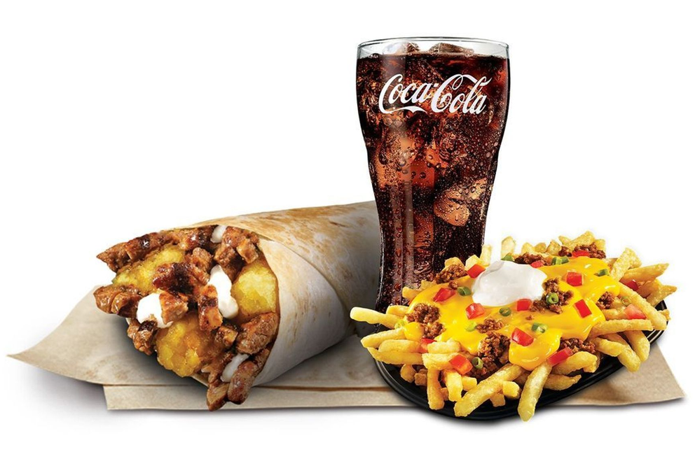 Combo De Triple Steak Burrito