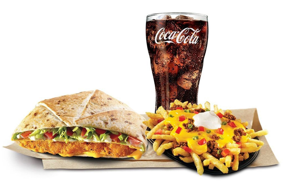 Combo De Xtreme Chicken Crunchywrap