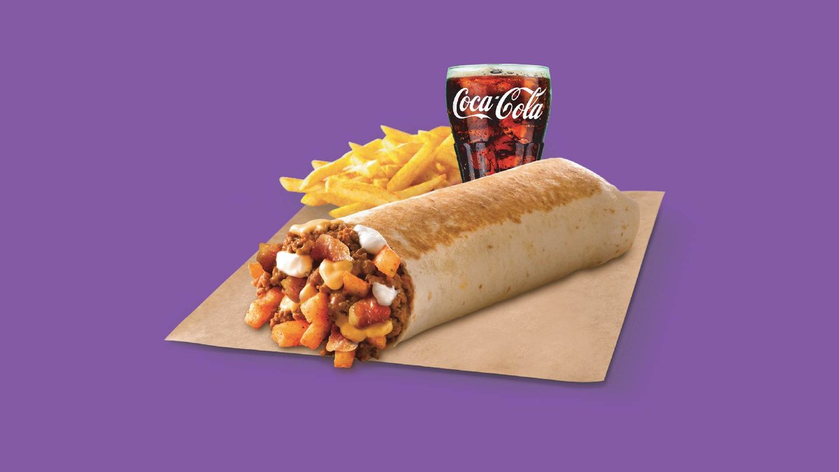 Cheesy Bacon Fries Burrito Meal