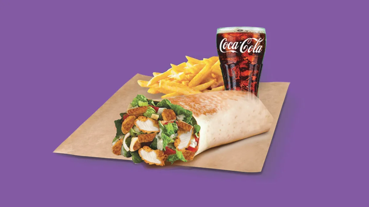 Crispy Caesar Burrito Meal