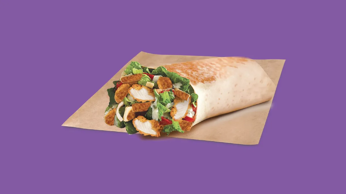 Crispy Caesar Burrito
