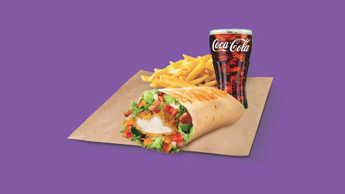 Crispy Chicken Burrito Meal 🌶️