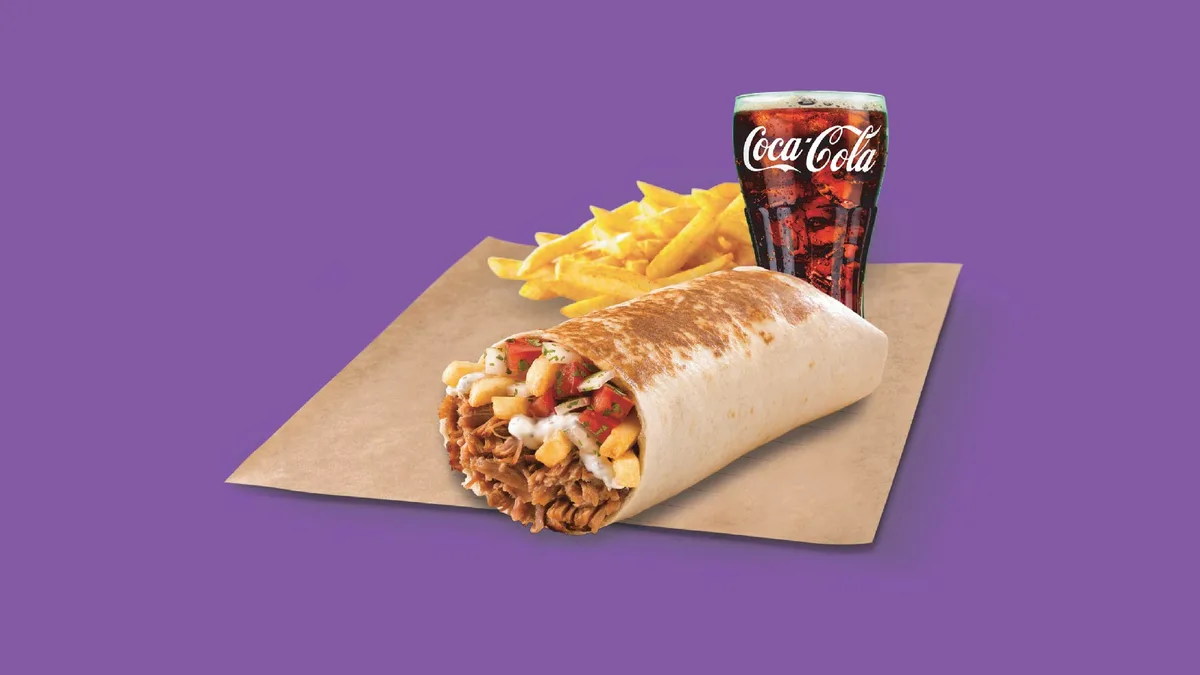 Greek Burrito Meal
