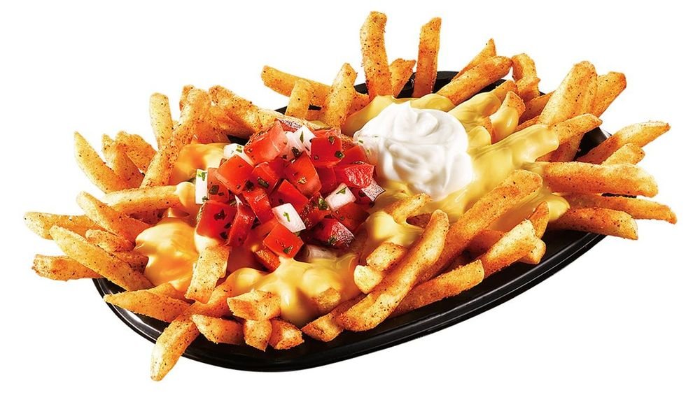 Cheesy Topped Fries