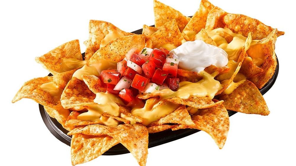 Cheesy Topped Nachos
