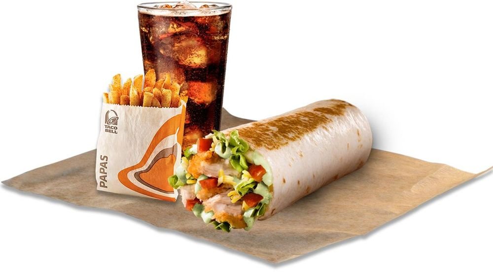 Crispy Chicken Burrito Meal