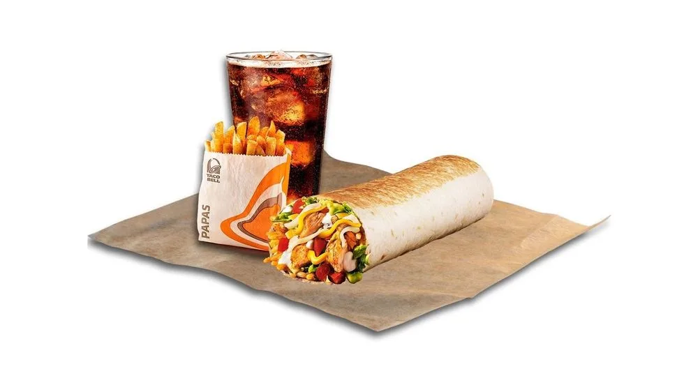 Grilled stuft burrito meal