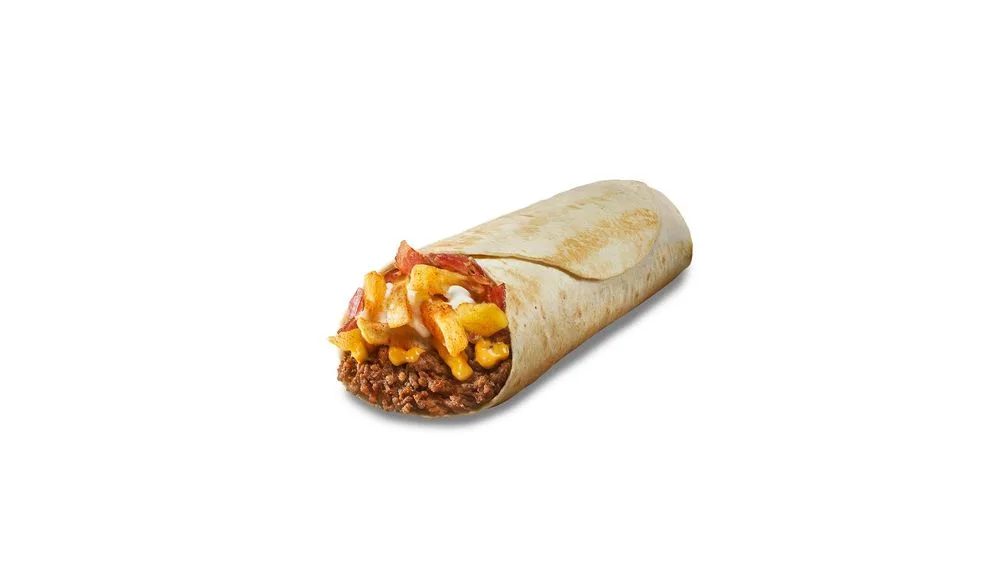 Cheesy Bacon Fries Burrito