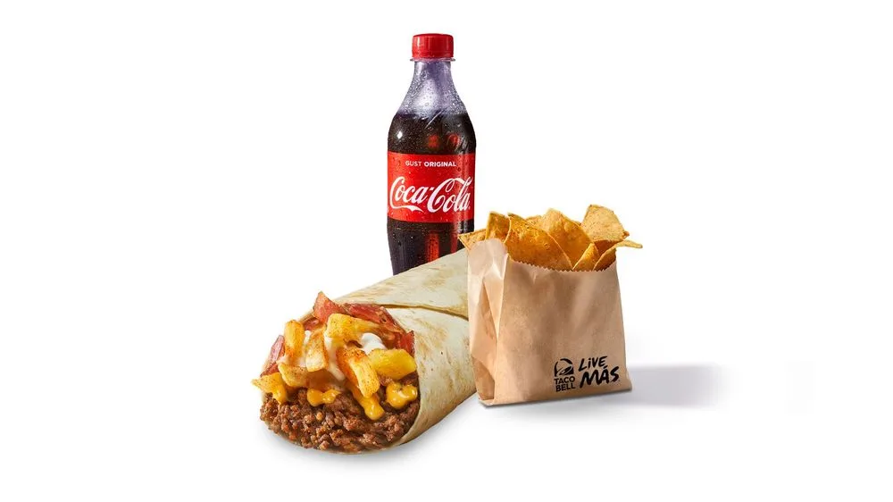 Meniu Cheesy Bacon Fries Burrito