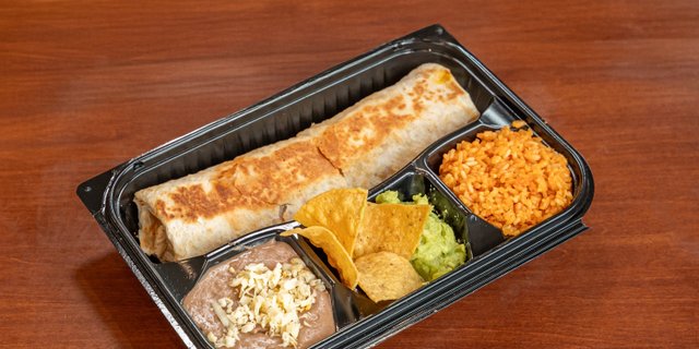 Vegetarian Burrito Boxed Lunch