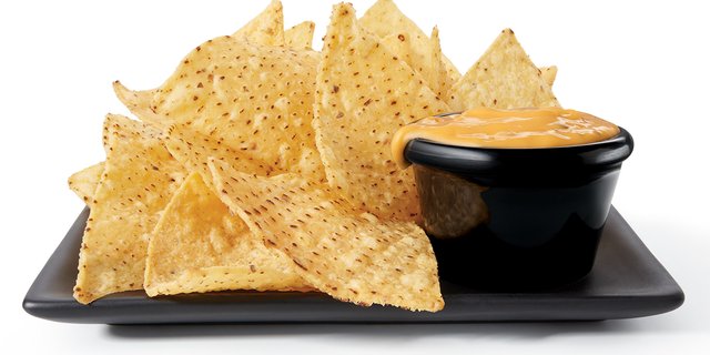 Bag of Chips and Nacho Cheese