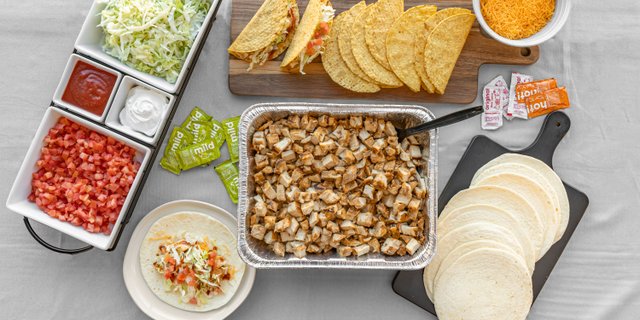 Build-Your-Own Chicken Taco Bar
