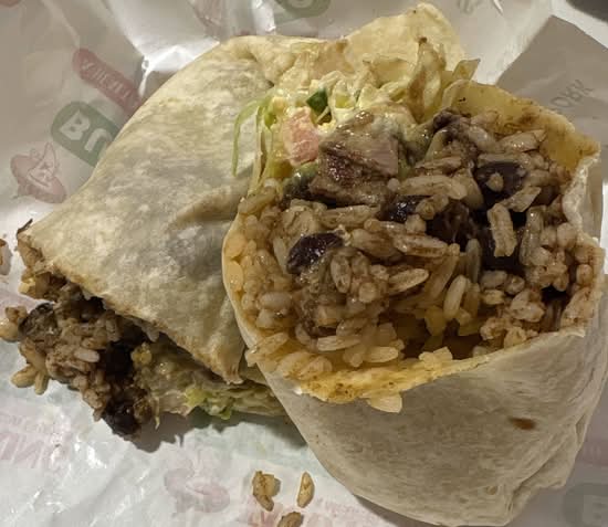 Chicken and Steak Burrito (Large Burritos)