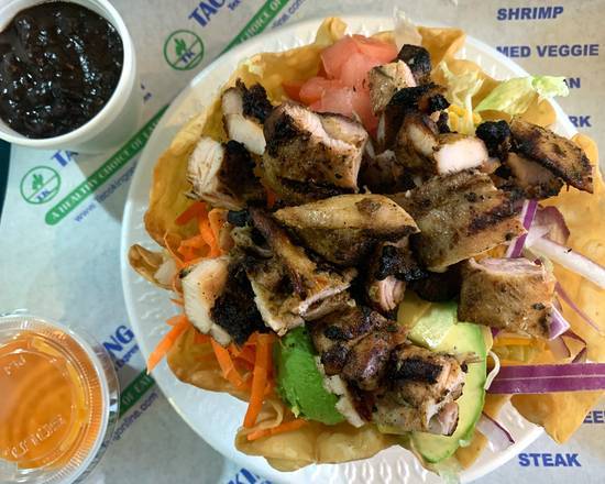 Grilled Chicken Tostada Salad