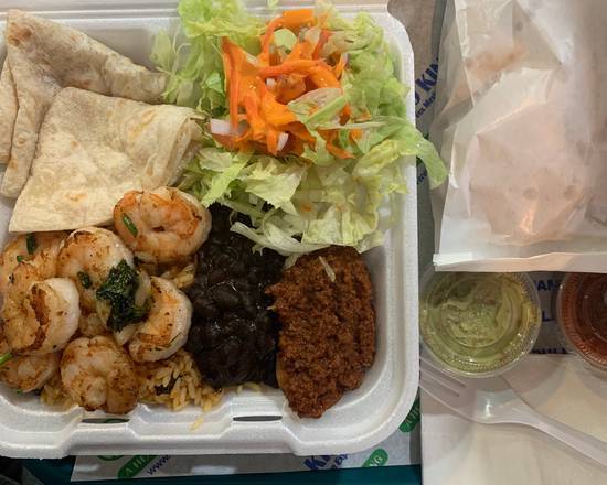 Shrimp Rice Platter