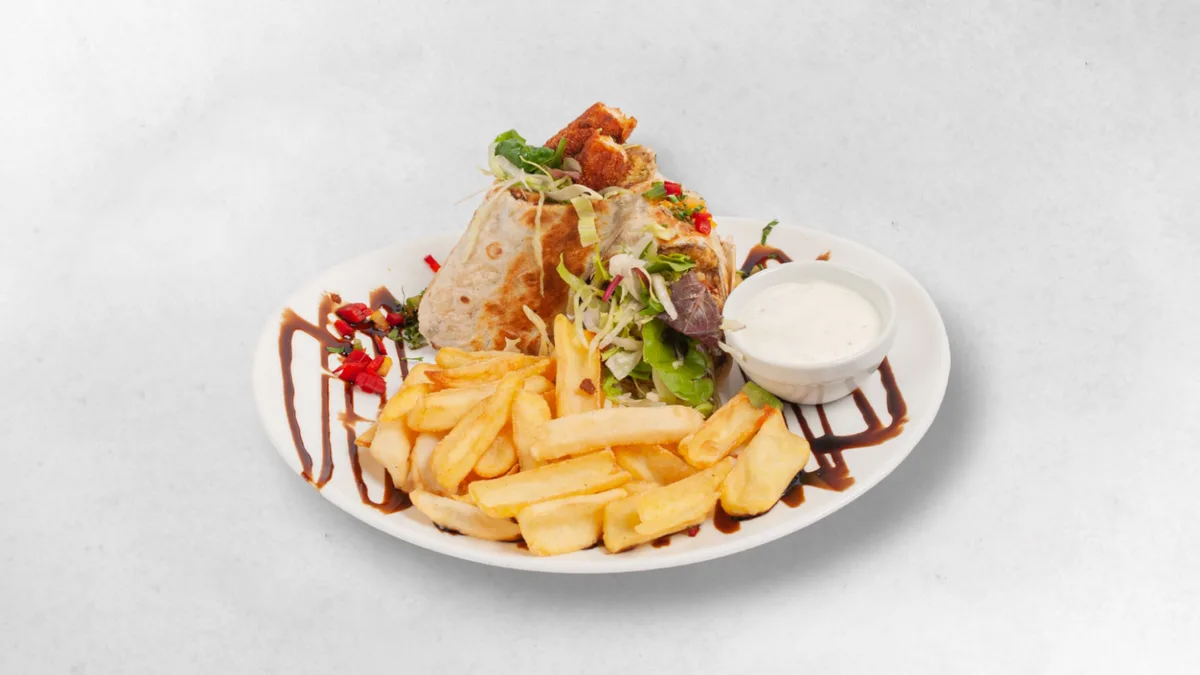 Crispy Chicken California Burrito