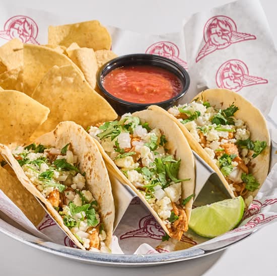 CHICKEN TINGA TACOS