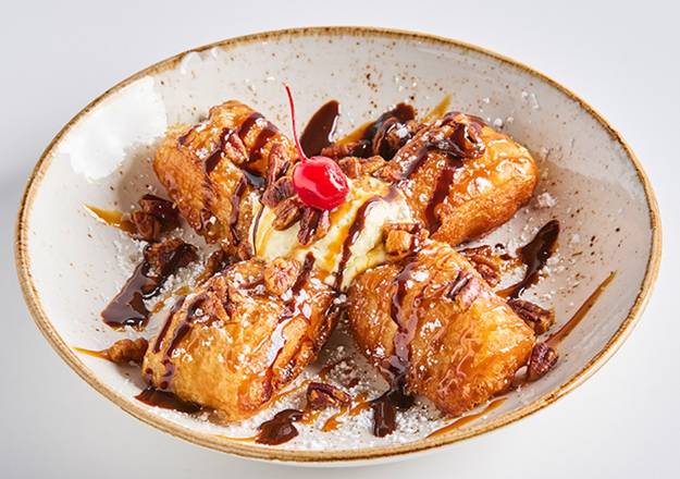 SALTED CARAMEL CROISSANT-STYLE BEIGNETS
