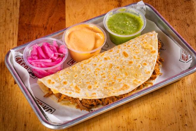 Brisket Barbacoa Quesadilla