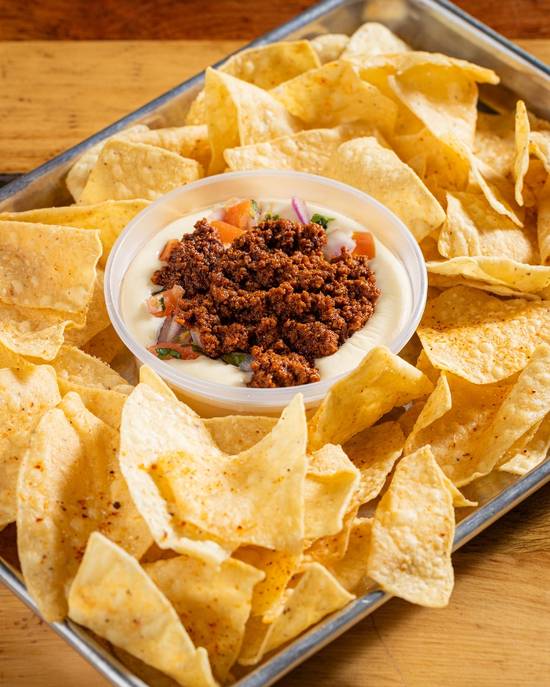 Queso con Chorizo and Chips