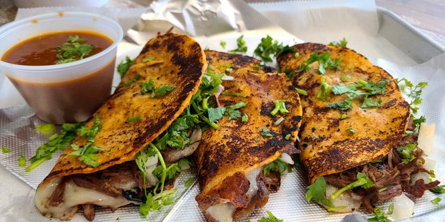 3 Birria Steak Taco Boxed Lunch