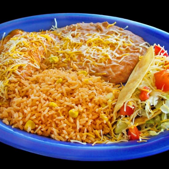 1. Crispy Taco and Cheese Enchilada