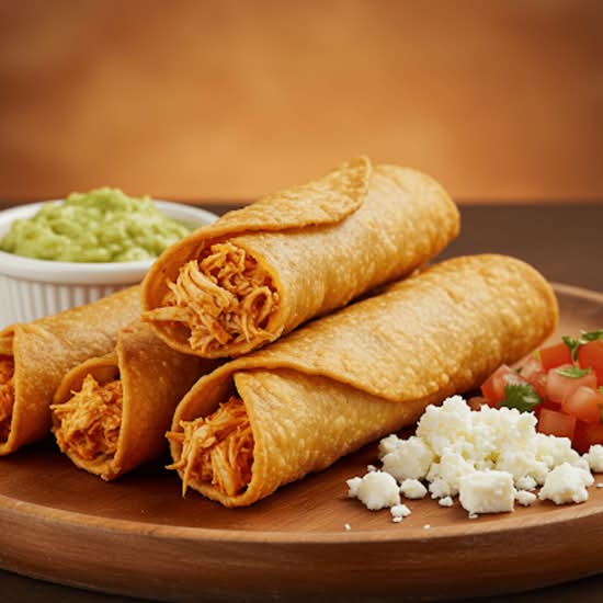 3 Beef Flour Flautas