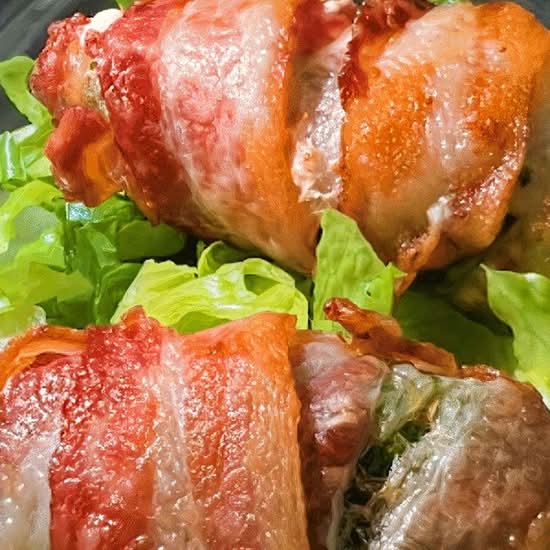Bacon stuffed jalapeños 2ea
