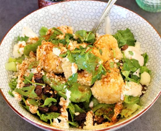 Chipotle Cauliflower Stuffed Avocado