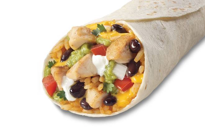 Chicken and Black Bean Burrito