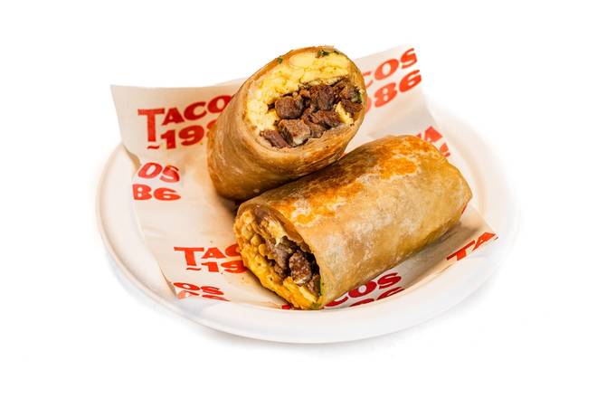 Carne Asada and Eggs Burrito