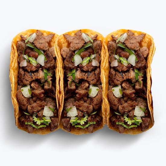 STEAK TACO TRIO (-STREET TACOS-)