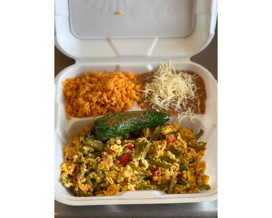 Huevos con Nopales