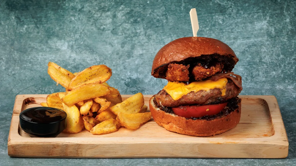 Black Angus Jack Daniel's Burger