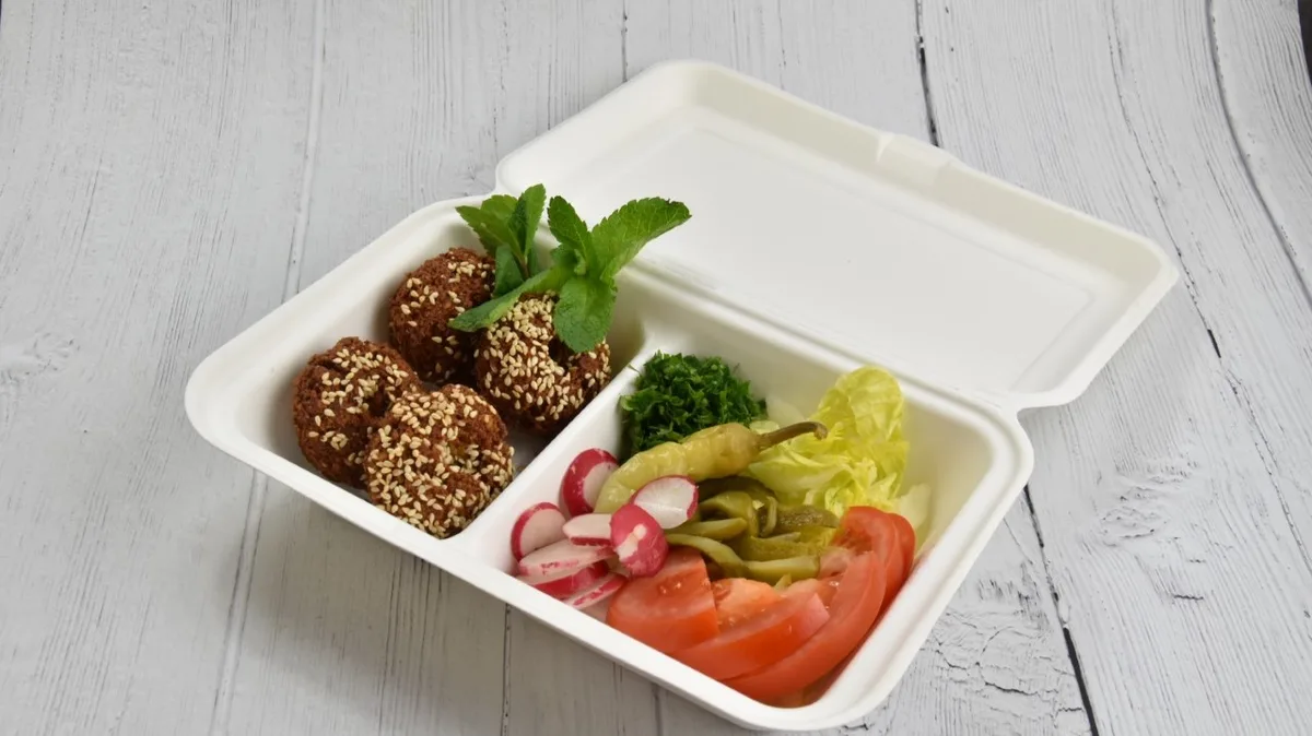 Falafel tál kicsi 4 db klasszikus arany