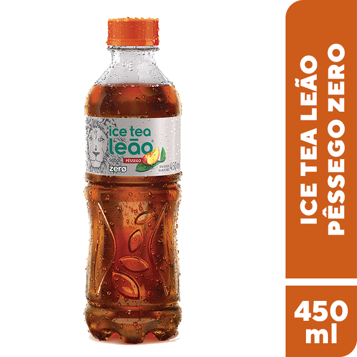 Matte Leão Ice Tea Pêssego Zero 450ml